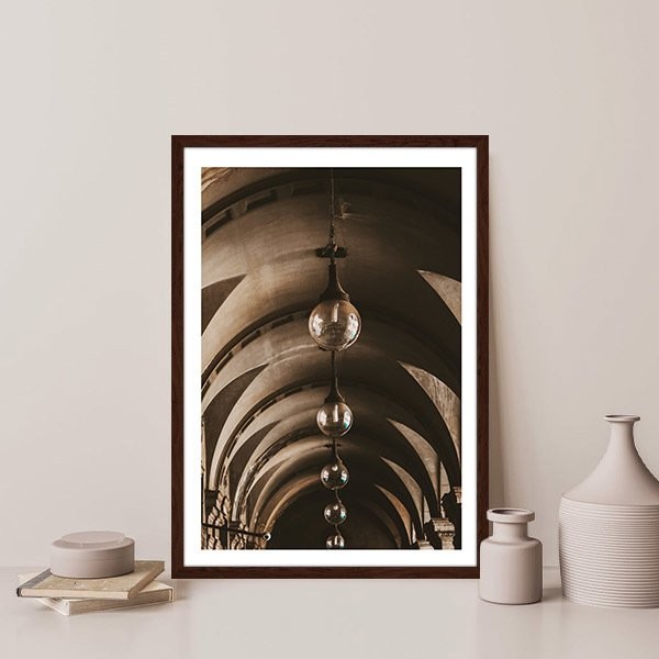 Kahverengi Lambalar 1 Çerçeve ve Poster -  M1045