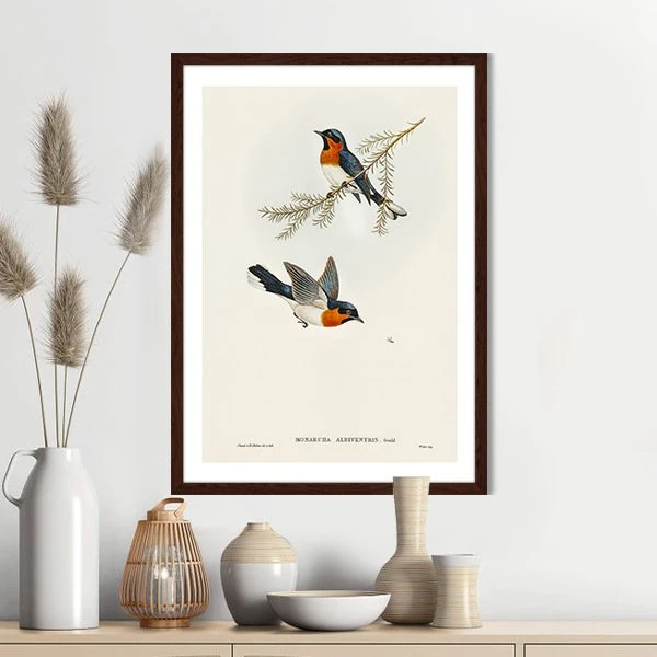 Dala Konan Kuşlar 2 Çerçeve ve Poster - SNT1016