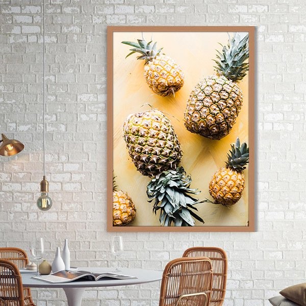 Ananas 7 Çerçeve ve Poster - MT1040