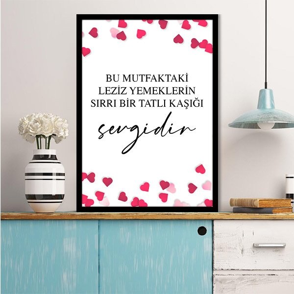 Mutfak Panosu 2 Çerçeve ve Poster - MT1096