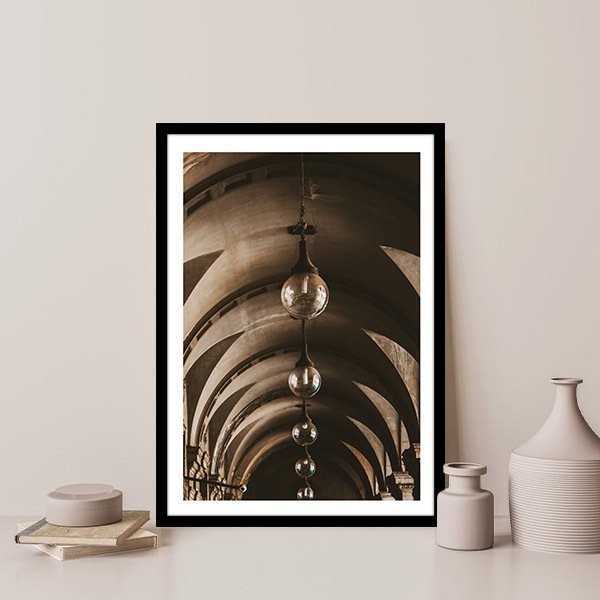 Kahverengi Lambalar 1 Çerçeve ve Poster -  M1045
