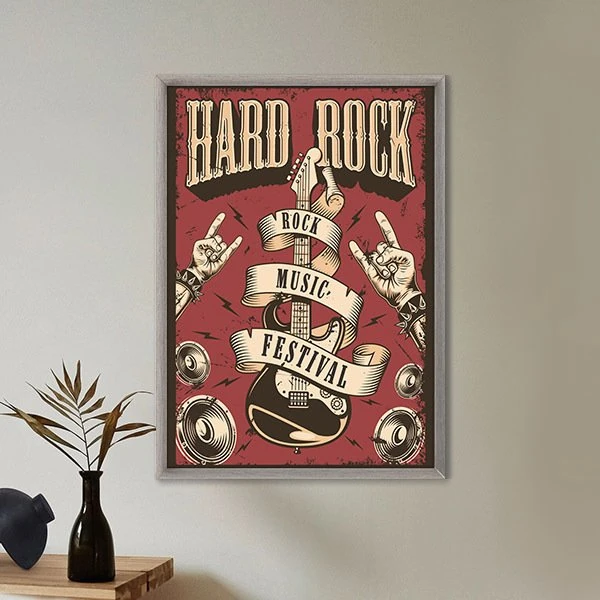 Hard Rock Çerçeve ve Poster - TP1055