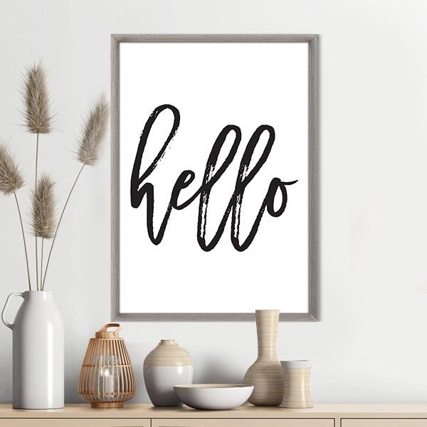 Hello 1 Çerçeve ve Poster - TP1022