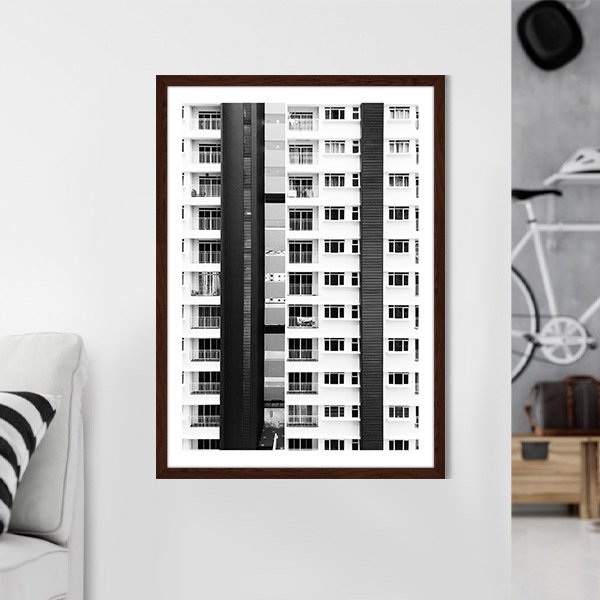 Pencereler 1 Çerçeve ve Poster -  M1071