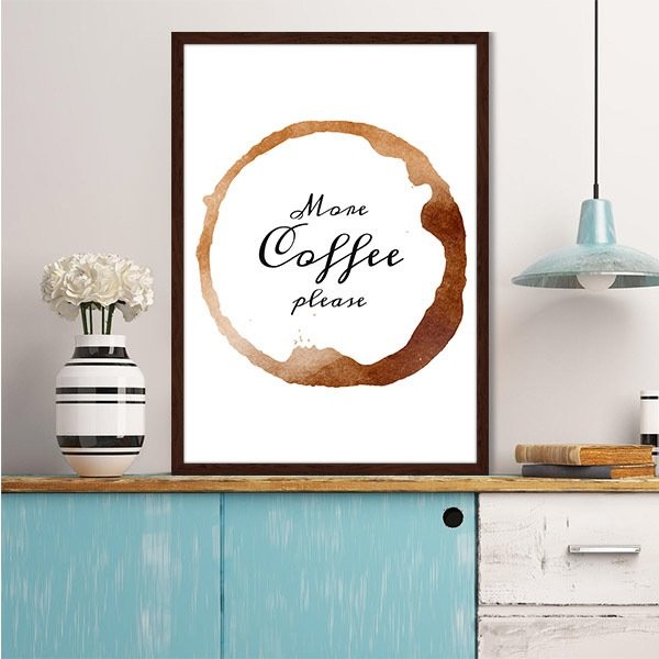 More Coffee Please 1 Çerçeve ve Poster - MT1060