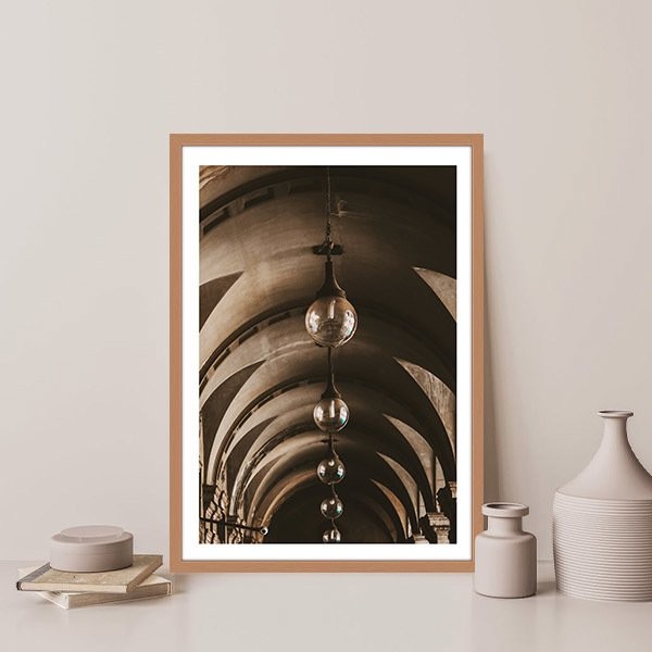 Kahverengi Lambalar 1 Çerçeve ve Poster -  M1045