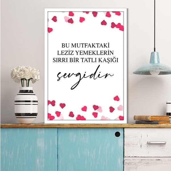 Mutfak Panosu 2 Çerçeve ve Poster - MT1096