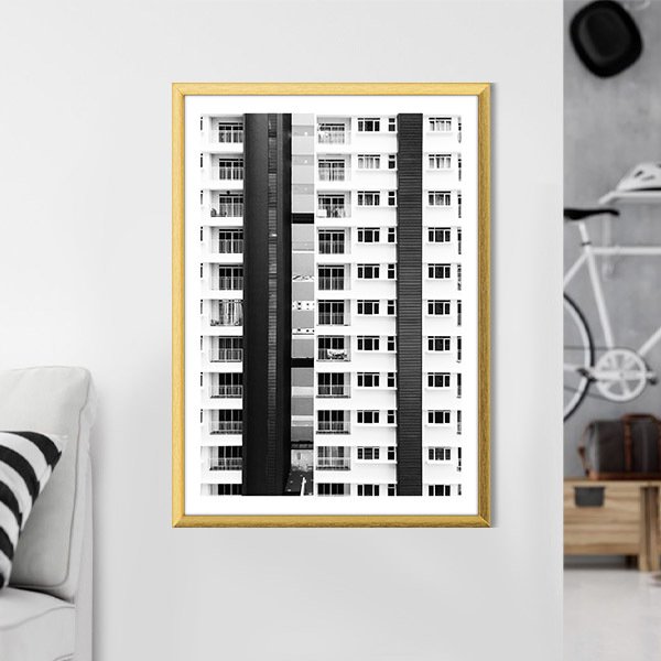 Pencereler 1 Çerçeve ve Poster -  M1071