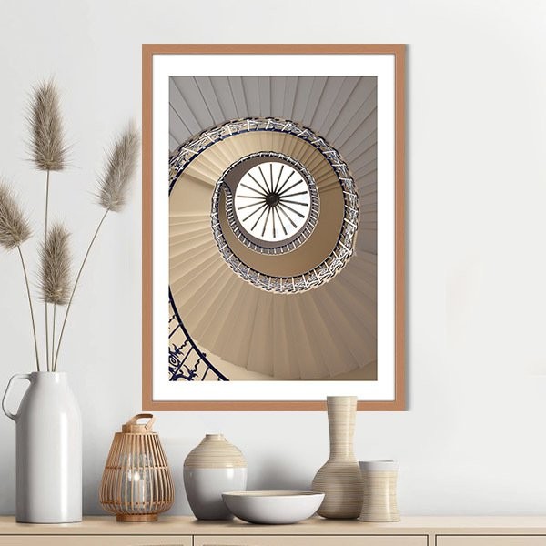 Merdiven Boşluğu 2 Çerçeve ve Poster -  M1042