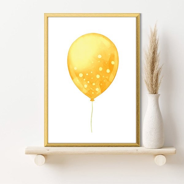 Sarı Balon 1 Çerçeve ve Poster  - IL1040