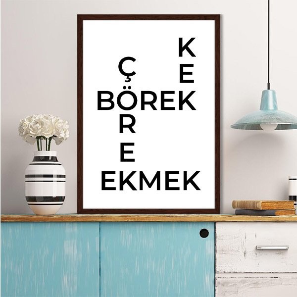 Çörek - Börek - Kek - Ekmek Çerçeve ve Poster - MT1094