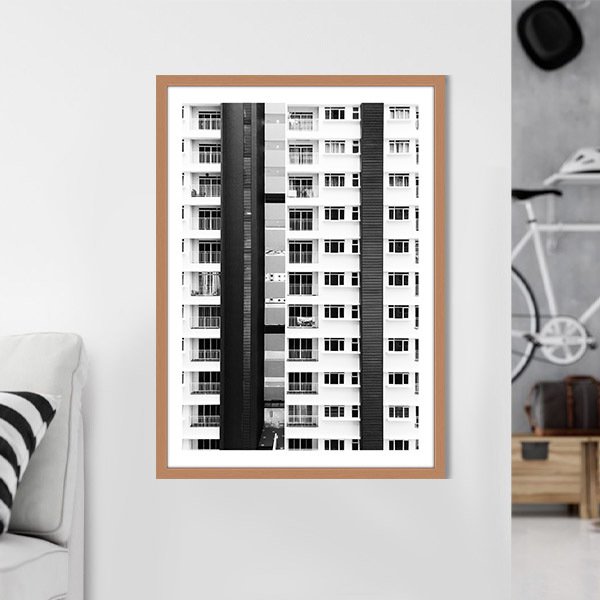 Pencereler 1 Çerçeve ve Poster -  M1071