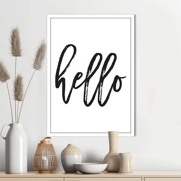 Hello 1 Çerçeve ve Poster - TP1022