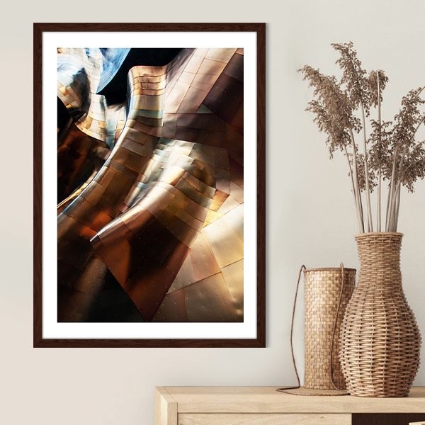 Bronz Renk Yapı 1 Çerçeve ve Poster -  M1040