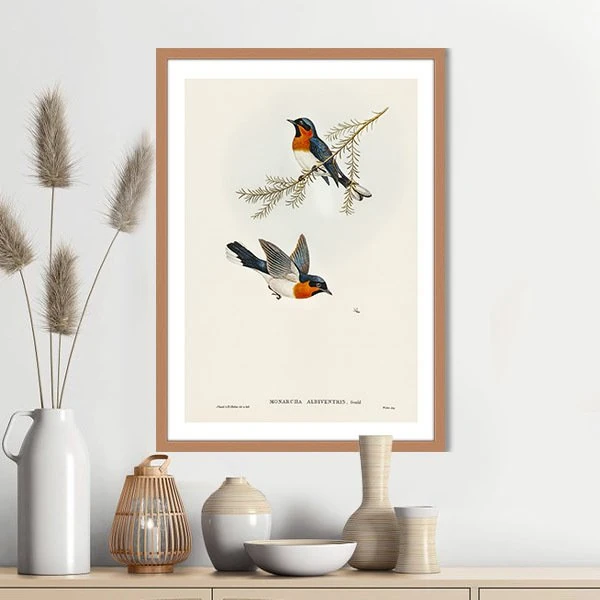 Dala Konan Kuşlar 2 Çerçeve ve Poster - SNT1016