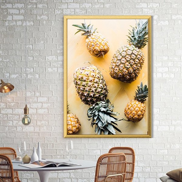 Ananas 7 Çerçeve ve Poster - MT1040