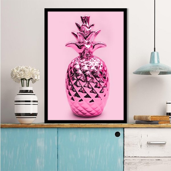 Pembe Ananas 8 Çerçeve ve Poster - MT1067