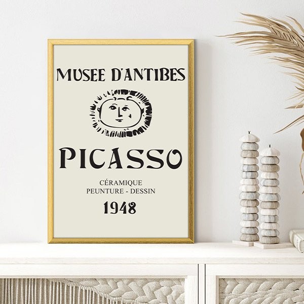 Picasso Tarzı 2 Çerçeve ve Poster - SNT1031