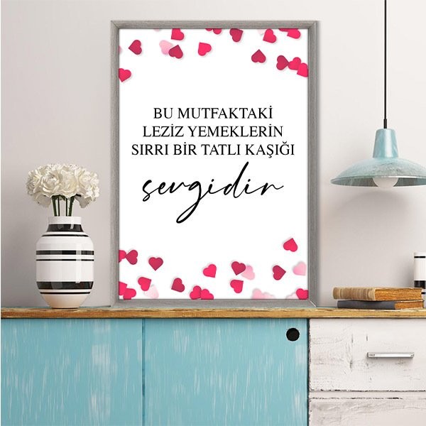 Mutfak Panosu 2 Çerçeve ve Poster - MT1096