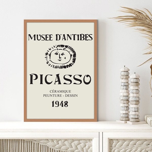 Picasso Tarzı 2 Çerçeve ve Poster - SNT1031