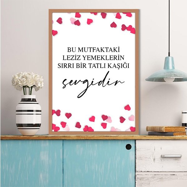 Mutfak Panosu 2 Çerçeve ve Poster - MT1096