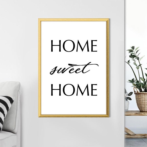 Home Sweet Home 1 Çerçeve ve Poster - TP1036