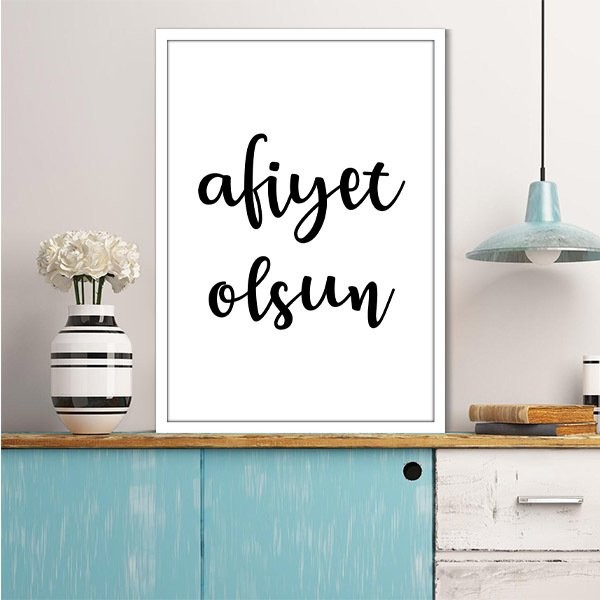 Afiyet Olsun 1 Çerçeve ve Poster - MT1035