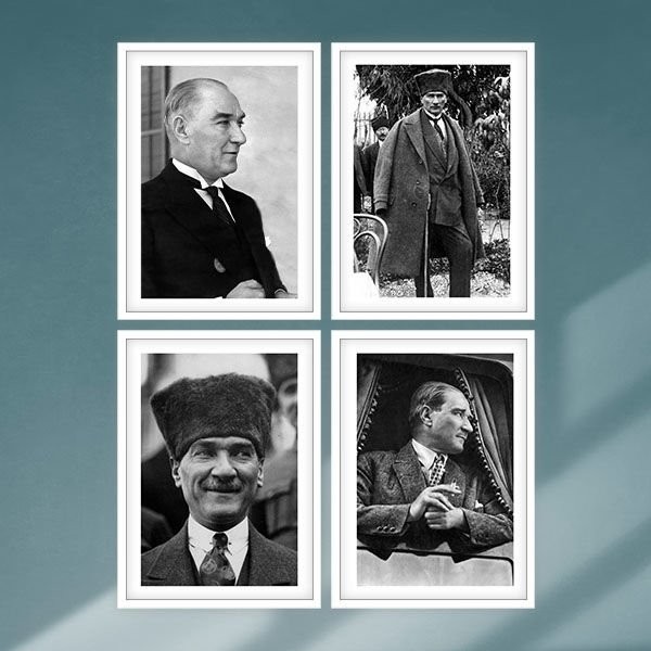 Atatürk Çoklu Çerçeve ve Poster Seti - ATA1000