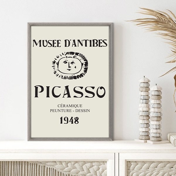 Picasso Tarzı 2 Çerçeve ve Poster - SNT1031