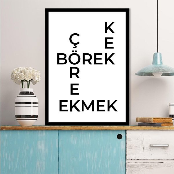 Çörek - Börek - Kek - Ekmek Çerçeve ve Poster - MT1094