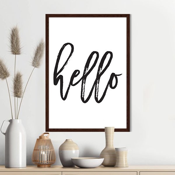 Hello 1 Çerçeve ve Poster - TP1022