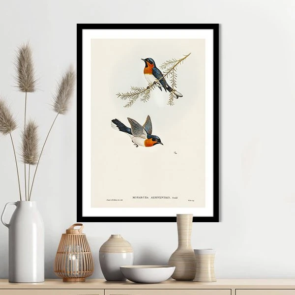 Dala Konan Kuşlar 2 Çerçeve ve Poster - SNT1016