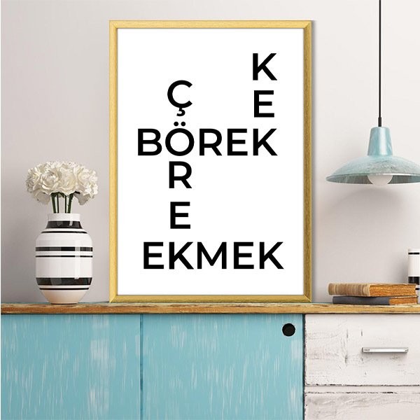 Çörek - Börek - Kek - Ekmek Çerçeve ve Poster - MT1094