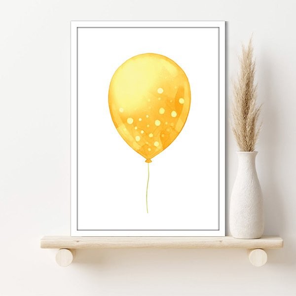 Sarı Balon 1 Çerçeve ve Poster  - IL1040