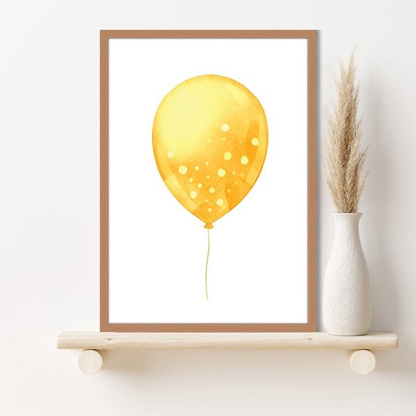 Sarı Balon 1 Çerçeve ve Poster  - IL1040
