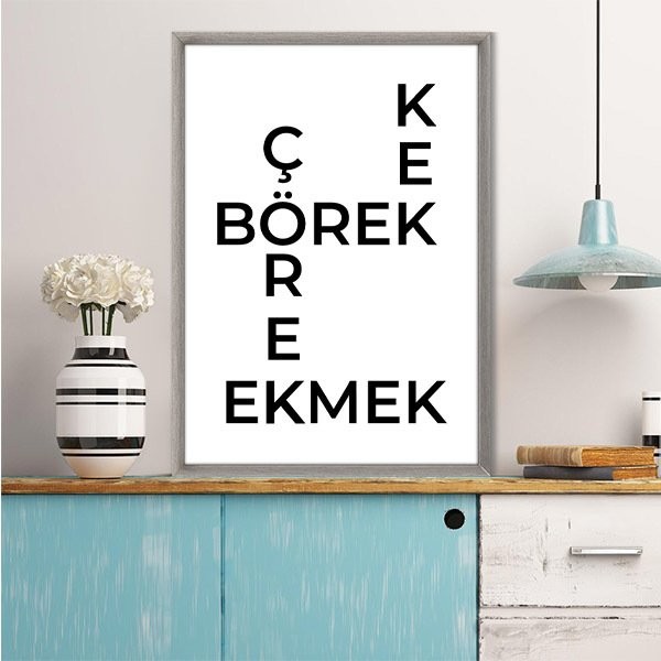 Çörek - Börek - Kek - Ekmek Çerçeve ve Poster - MT1094