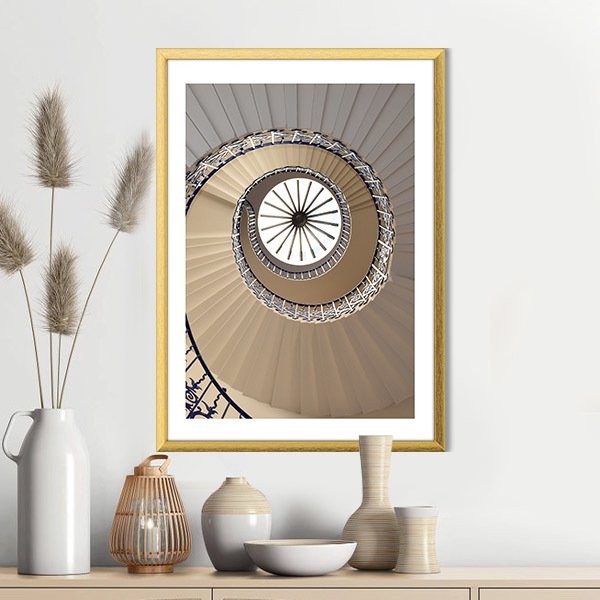 Merdiven Boşluğu 2 Çerçeve ve Poster -  M1042