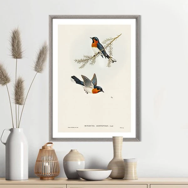 Dala Konan Kuşlar 2 Çerçeve ve Poster - SNT1016