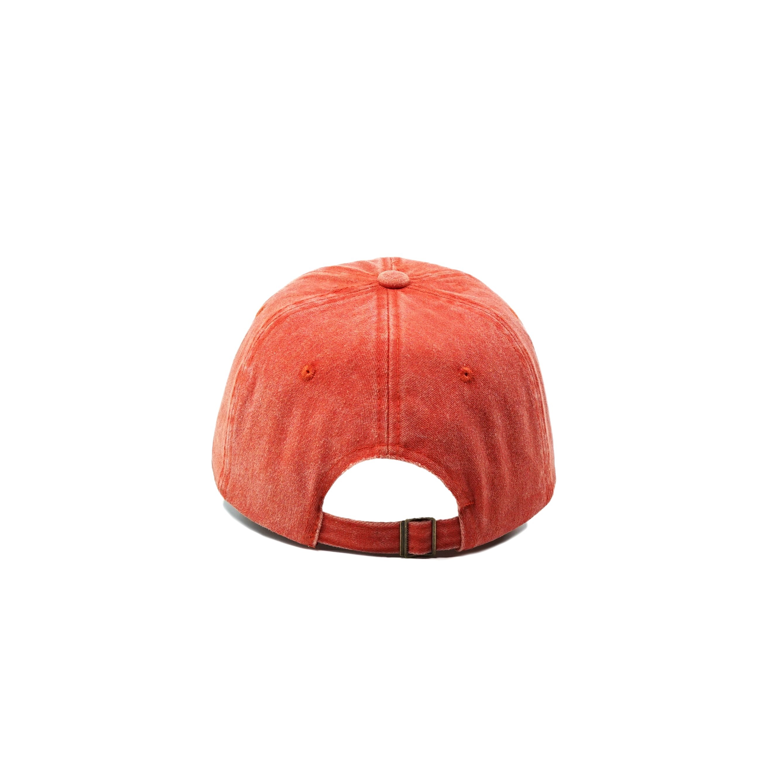 Twingold Kişiye Özel Yıkamalı Kep Şapka - Turuncu