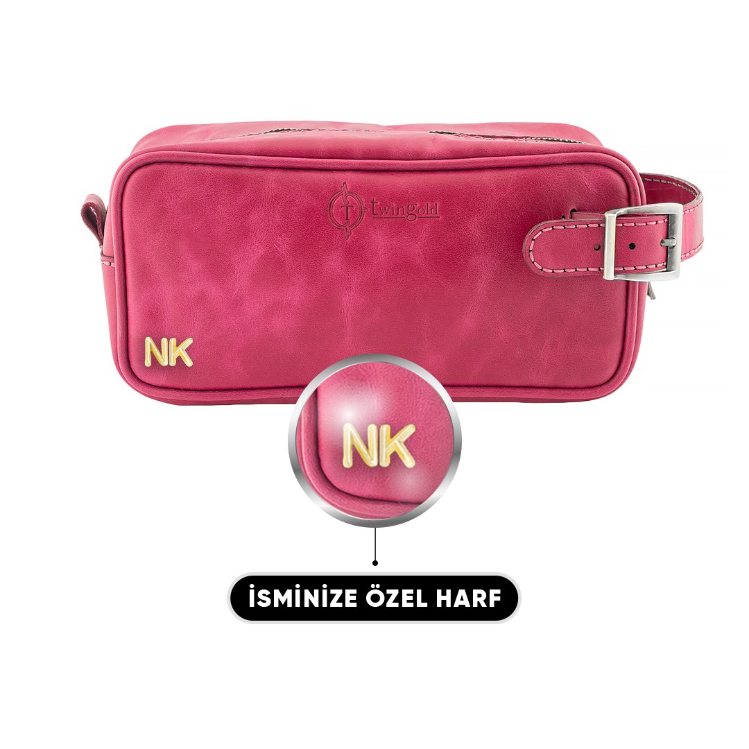 Dopp Kit Kişisel Bakım Ve Seyehat Çantası - TWGR111 - Fuşya