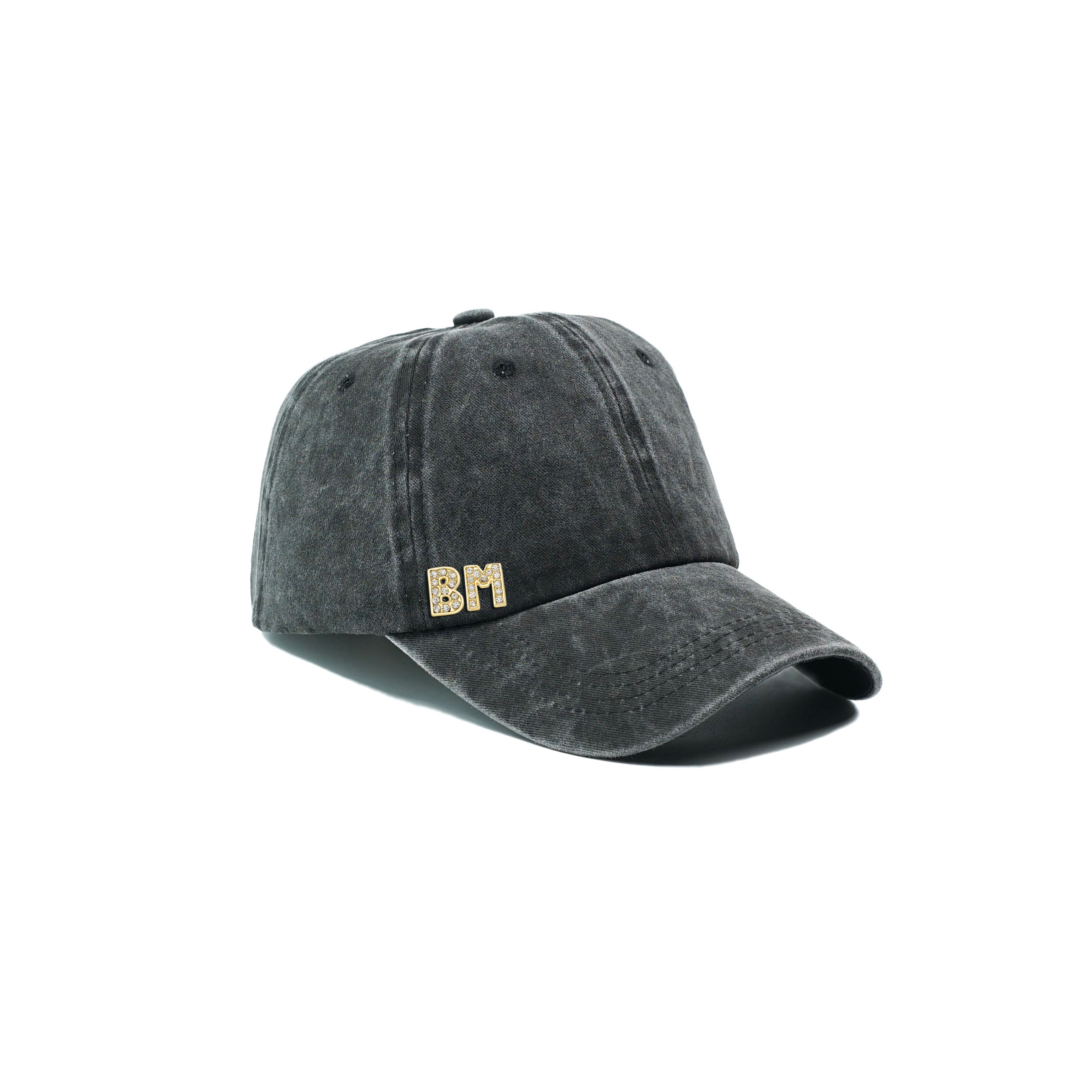 Twingold Kişiye Özel Yıkamalı Kep Şapka - Siyah