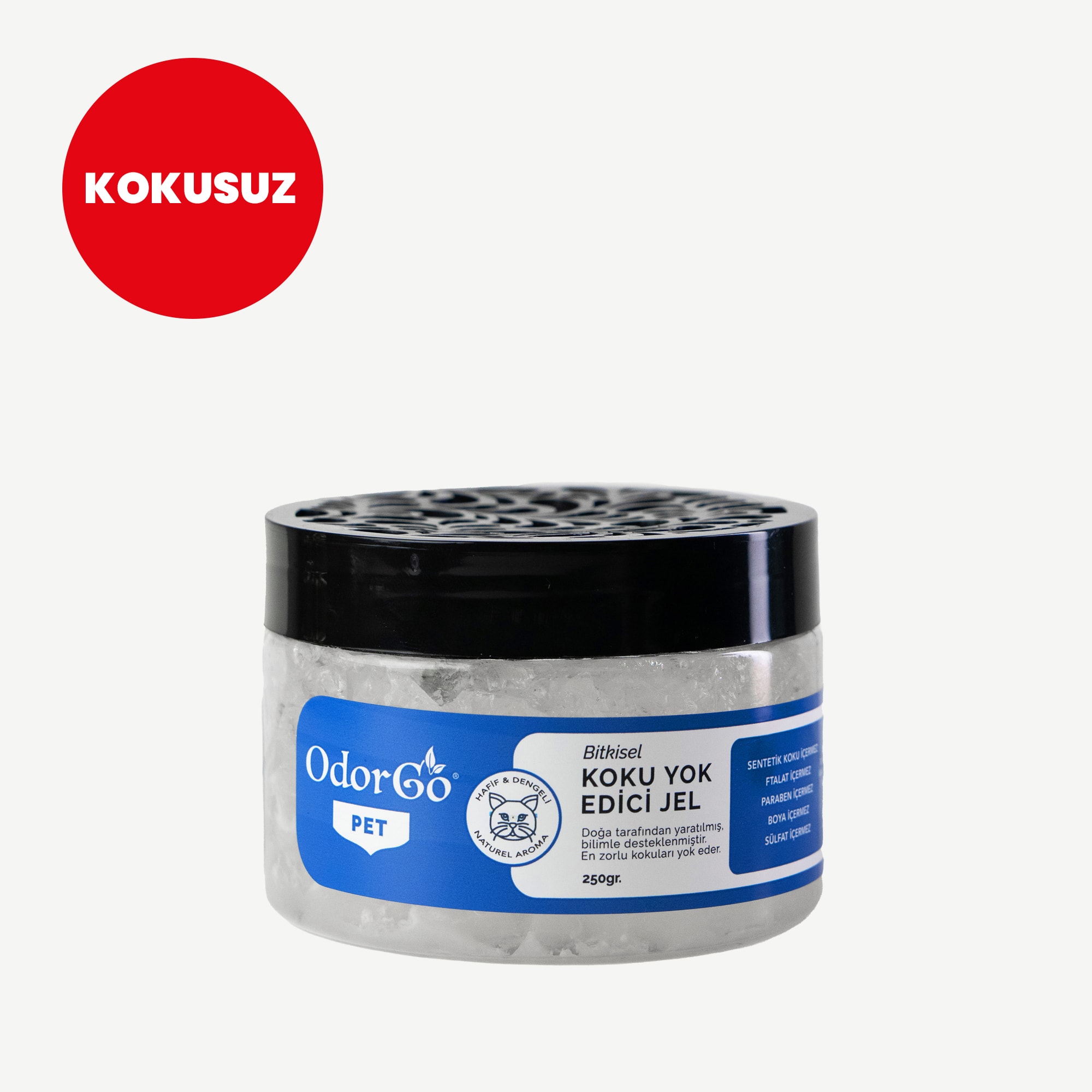 ODORGO PET Koku Yok Edici Jel (250gr.)  - Tekli