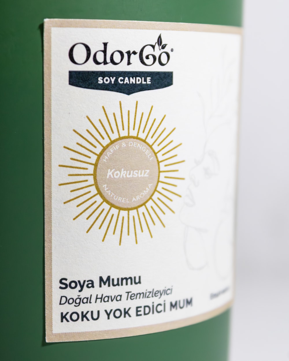 ODORGO Koku Yok Edici Bitkisel Mum