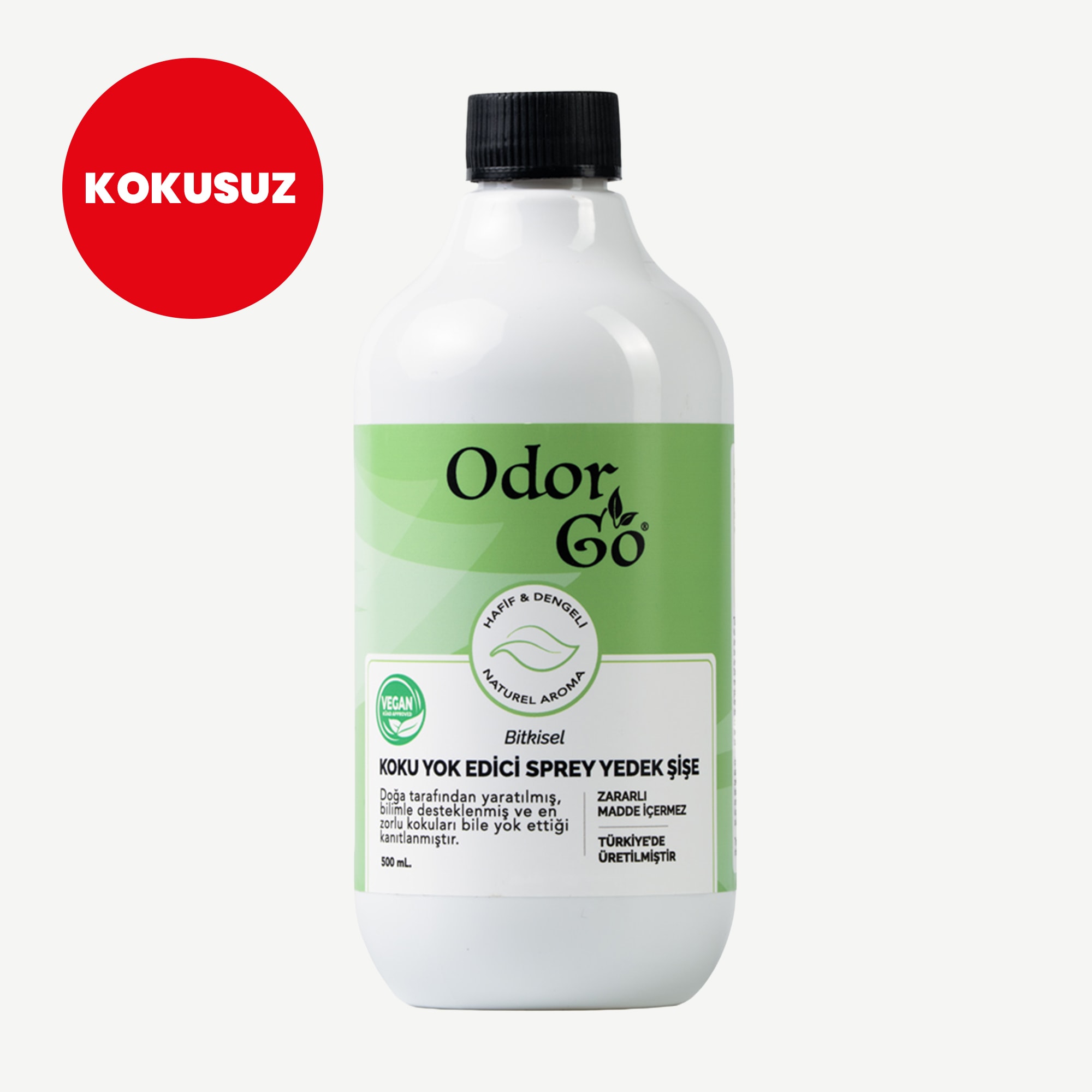 ODORGO Koku Giderici Sprey Yedek Şişe (500ml.)