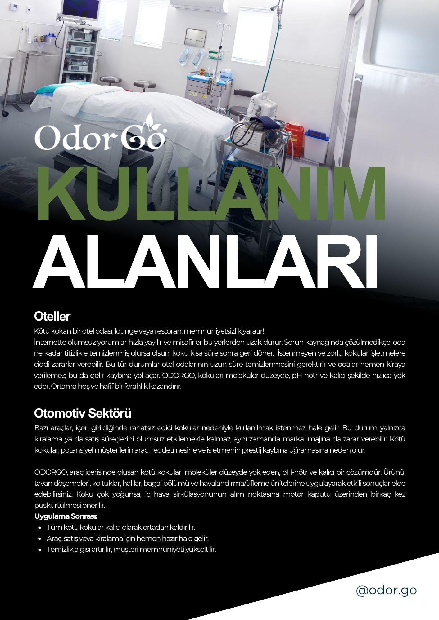 ODORGO PRO Koku Yok Edici Sprey (500ml.)