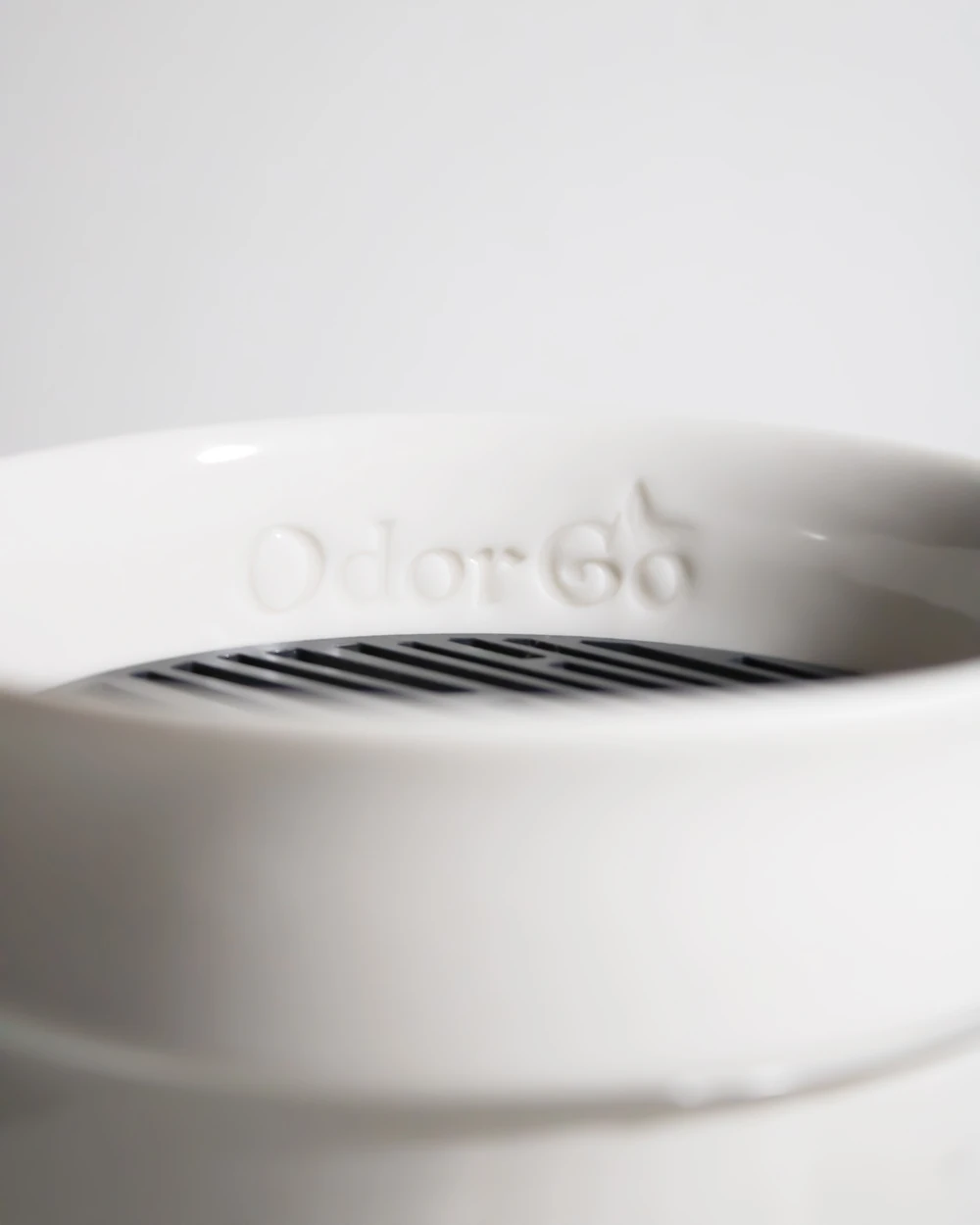 KOLEKSİYON - ODORGO Design Cam Stantlı Dekoratif Koku Yok Edici Jel - Bej