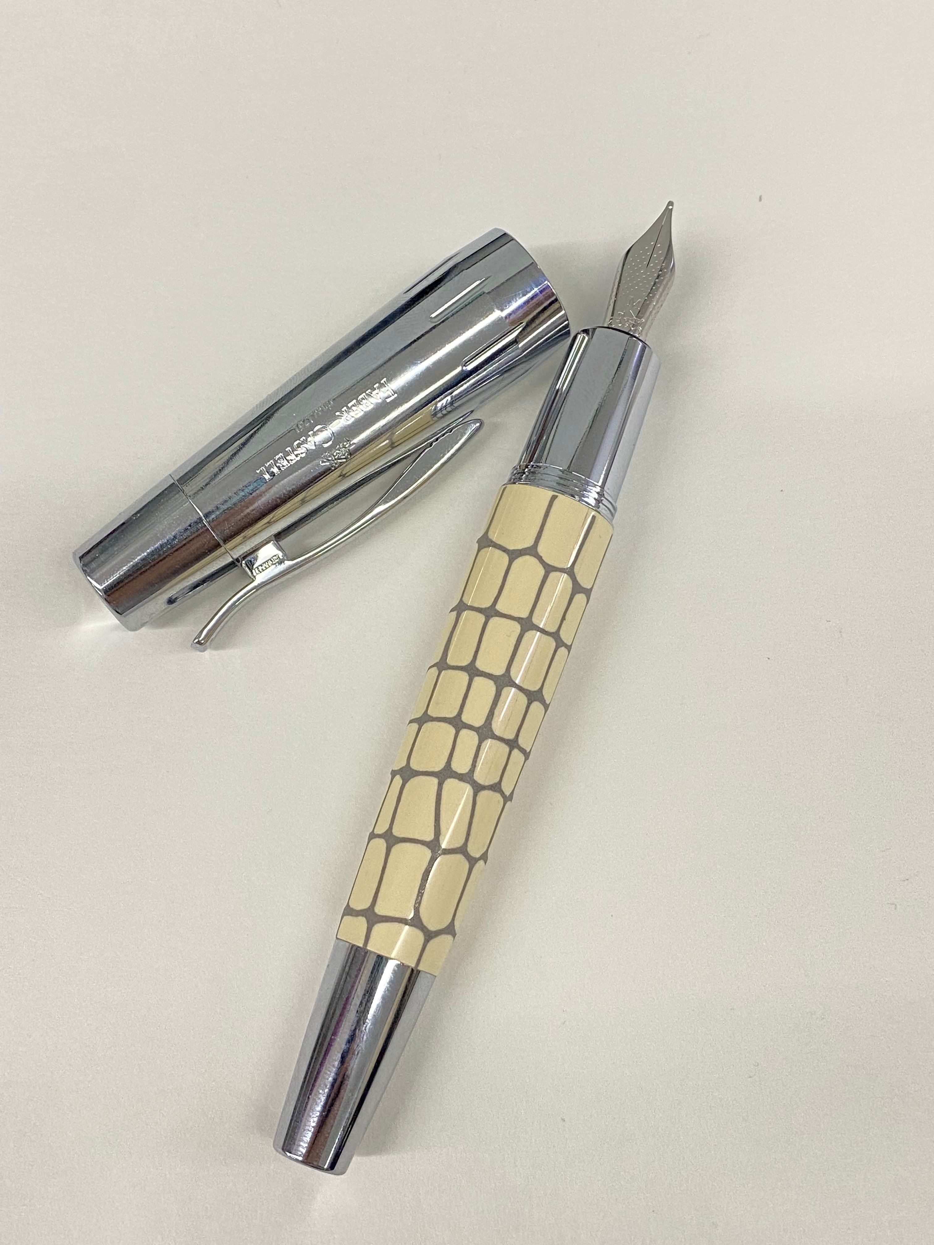 Faber Castell E-Motion Ten Rengi Desenli Dolma Kalem M Uçlu