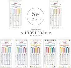 Mildliner  5'li Highlihter Seti