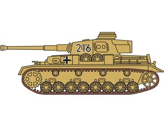 Airfix 02308 Panzer IV Tank Maket