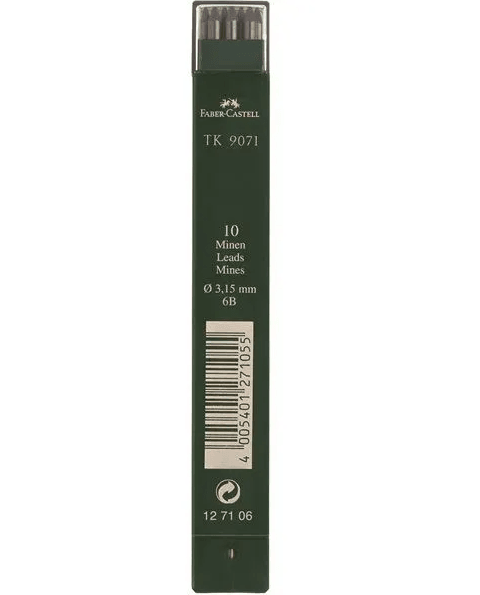 Faber Castell Kalem Ucu 3,15mm 6B TK 9071